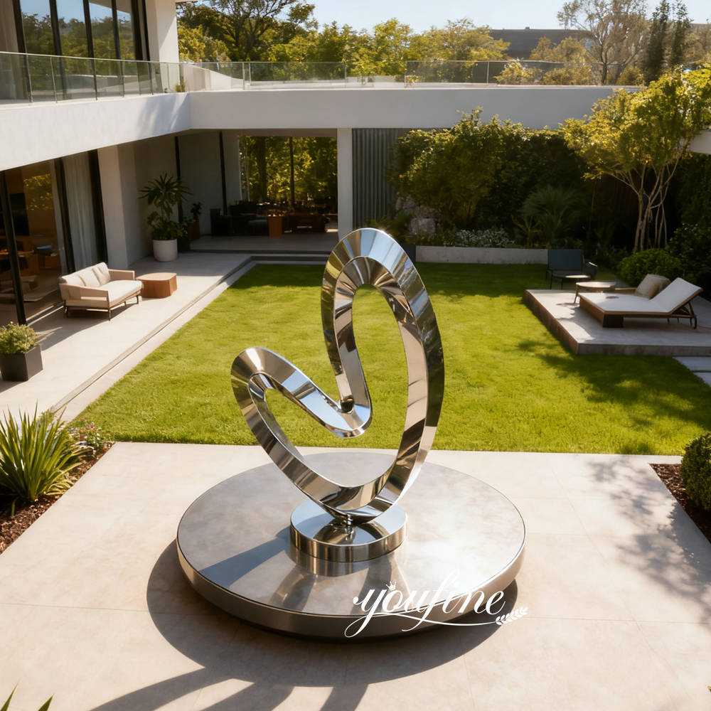 custom outdoor abstract sculpture