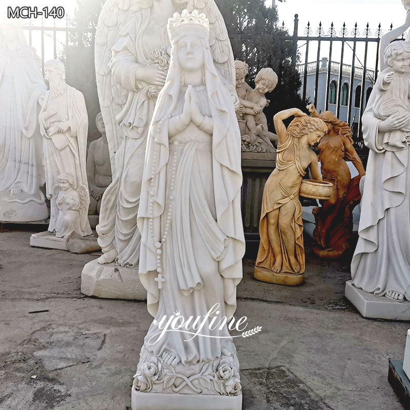 virgin mary Statue with Crown