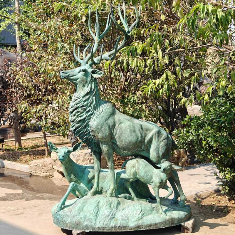 famous Deer Family Harde De Cerfs