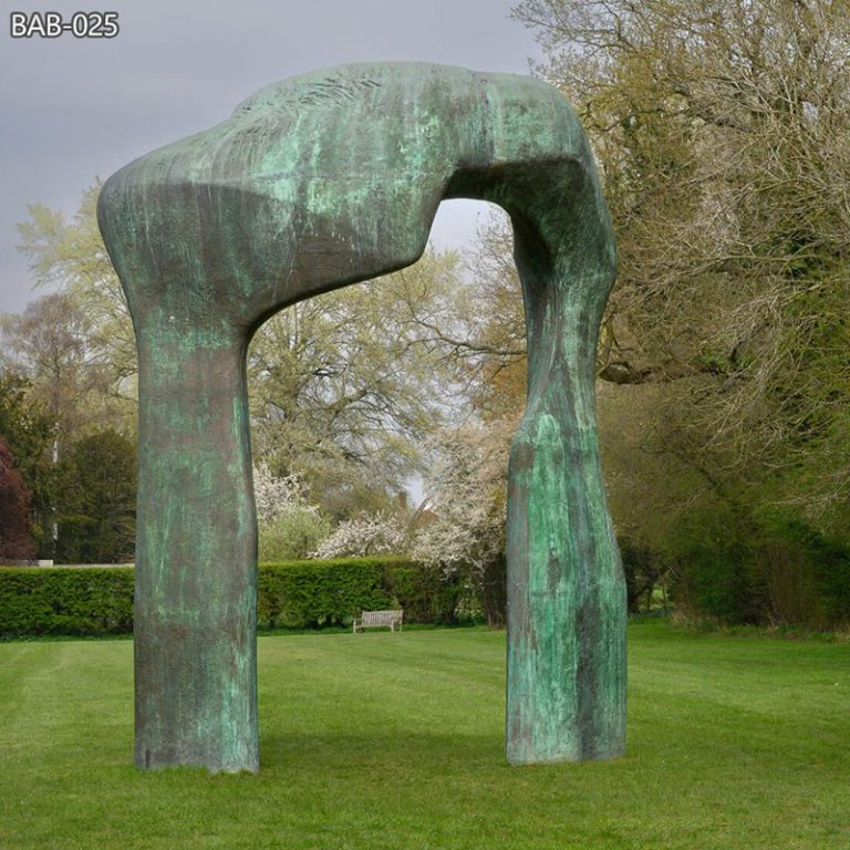 Abstract Henry Moore Large Arch Torso Sculpture BAB-025