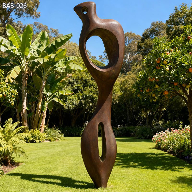 Henry Moore Large Interior Form Sculpture BAB-026