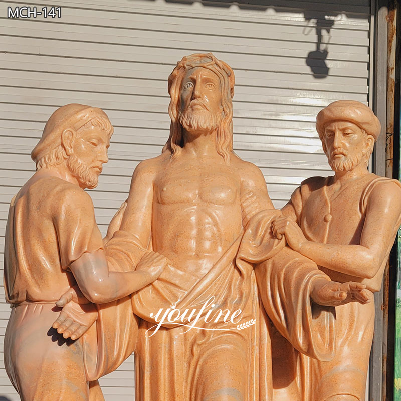 Jesus Is Stripped of His Garments marble Statue youFine