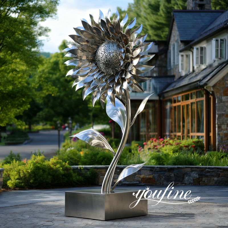 sunflower sculpture