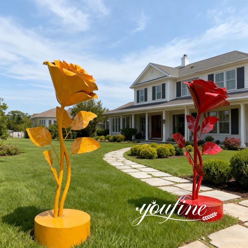How to Choose Metal Flower Sculptures for Garden?