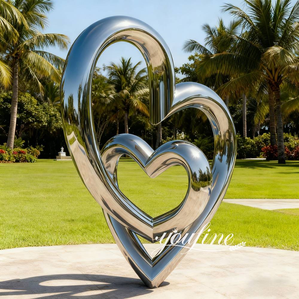 customized heart sculpture
