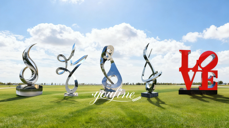 stainless steel sculptures
