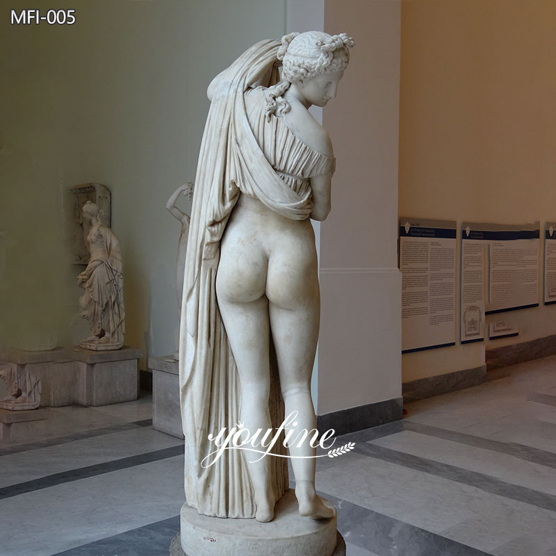 6 Feet Marble Venus Calipyge Sculpture for sale