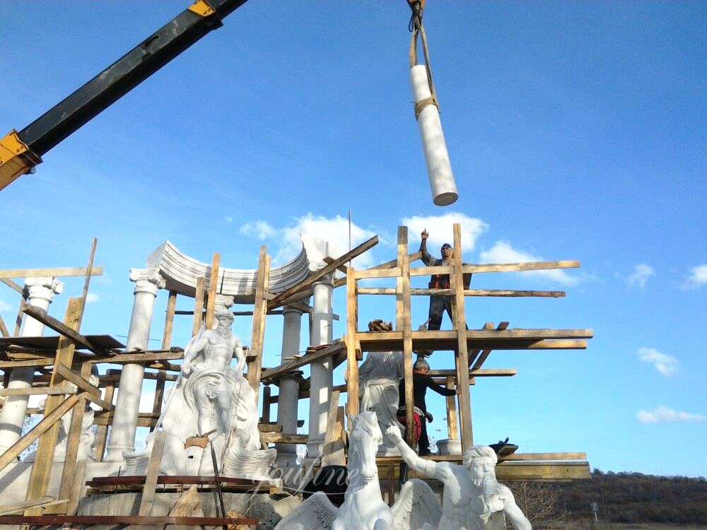 European Castle Trevi Fountain Installations
