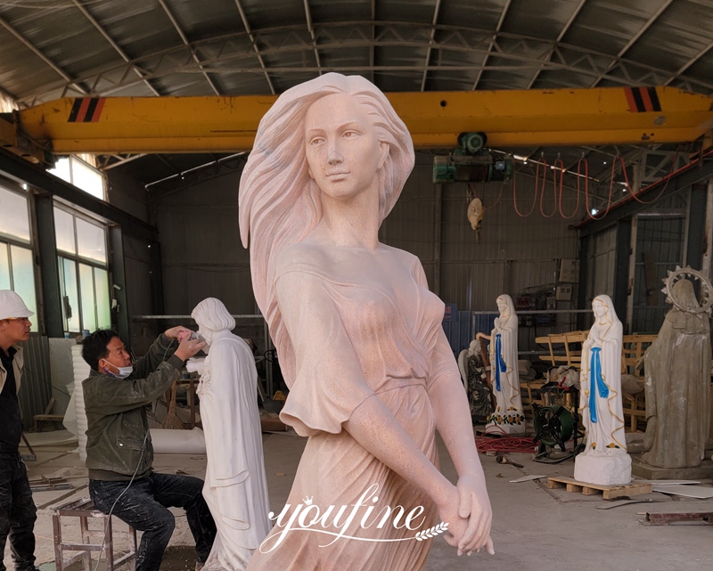 Famous Marble Luo Li Rong Sculpture details