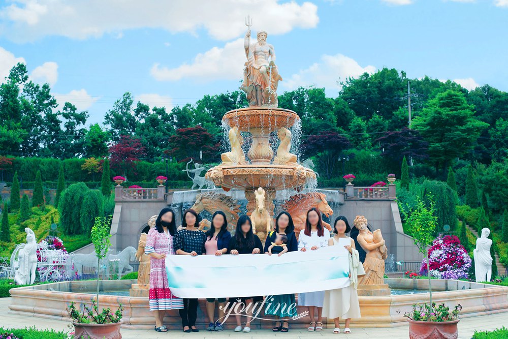Korean Manor Sunset Red Poseidon Fountain feedback