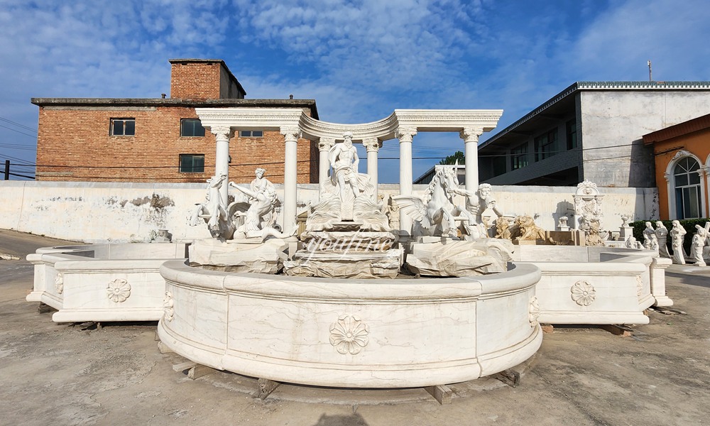 Large Trevi marble Fountain replica