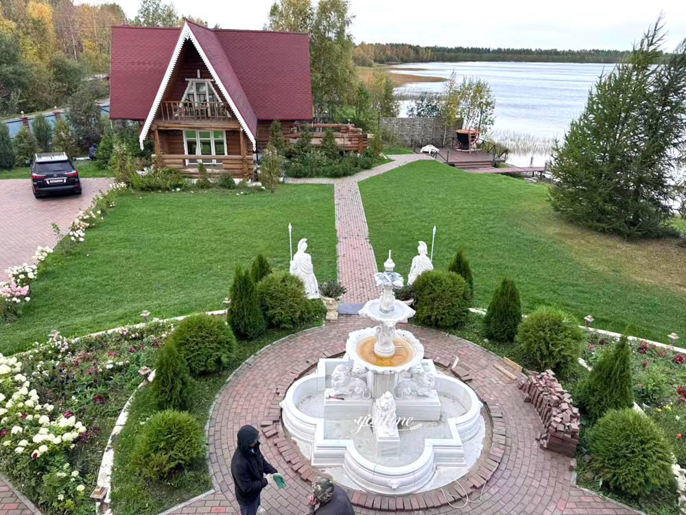 Russian marble lion fountain feedback