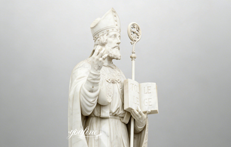 Marmorskulptur von Saint Augustine