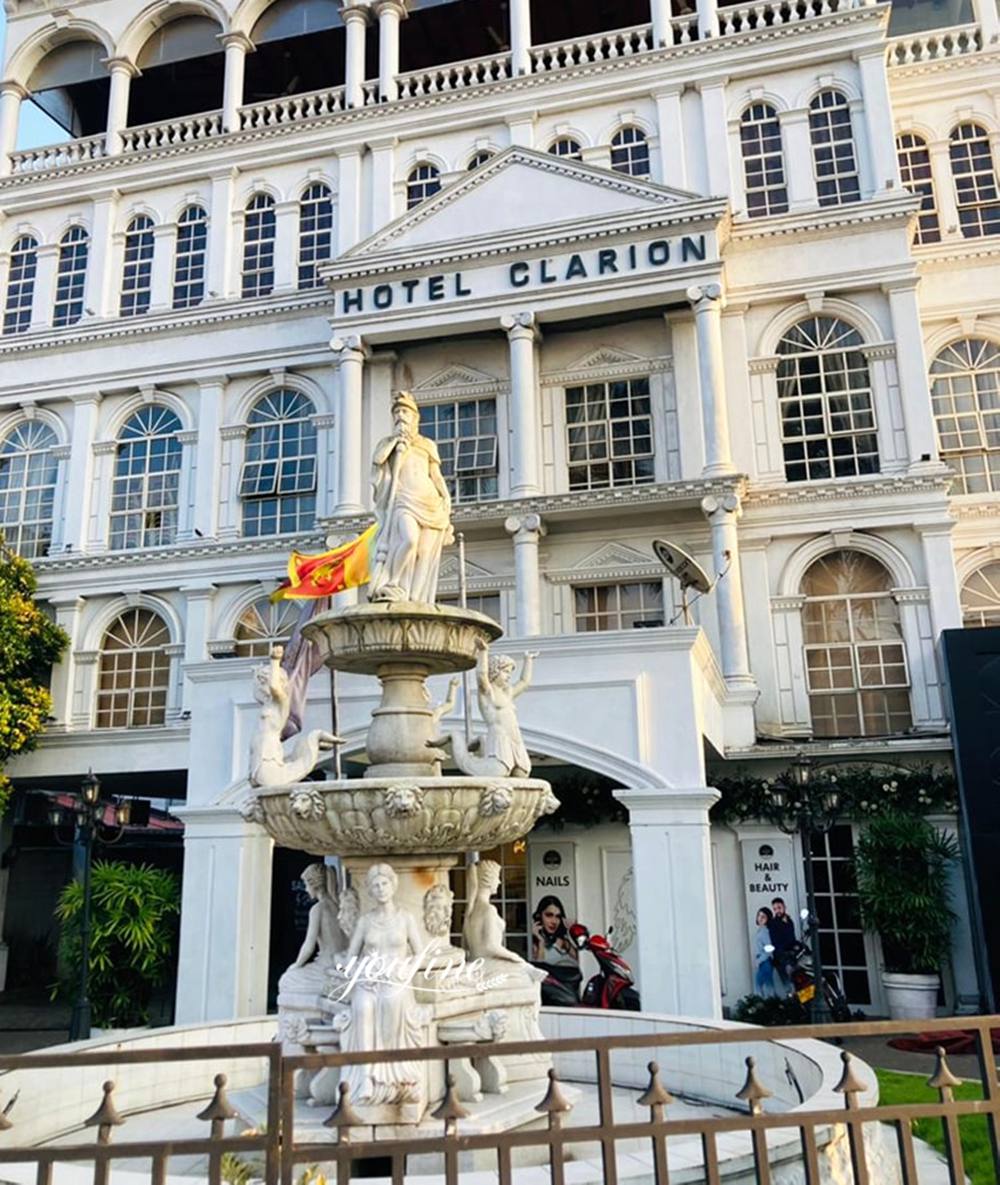 Sri Lanka Hotel marble Poseidon Fountain feedback