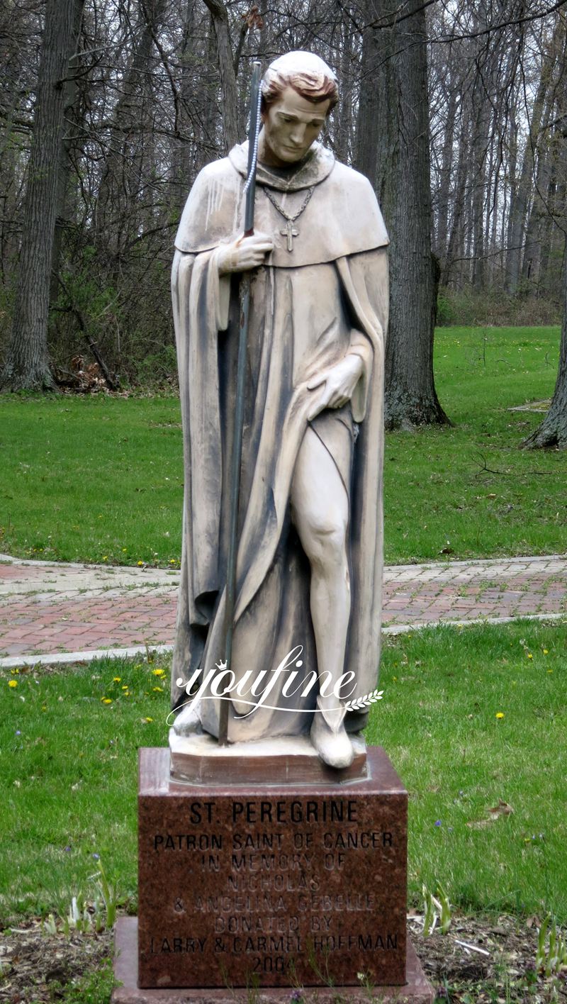 St. Peregrine garden Statue