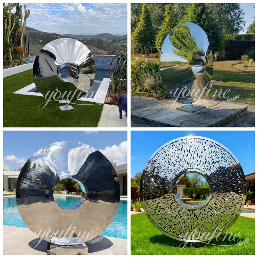 modern disc sculpture feedback