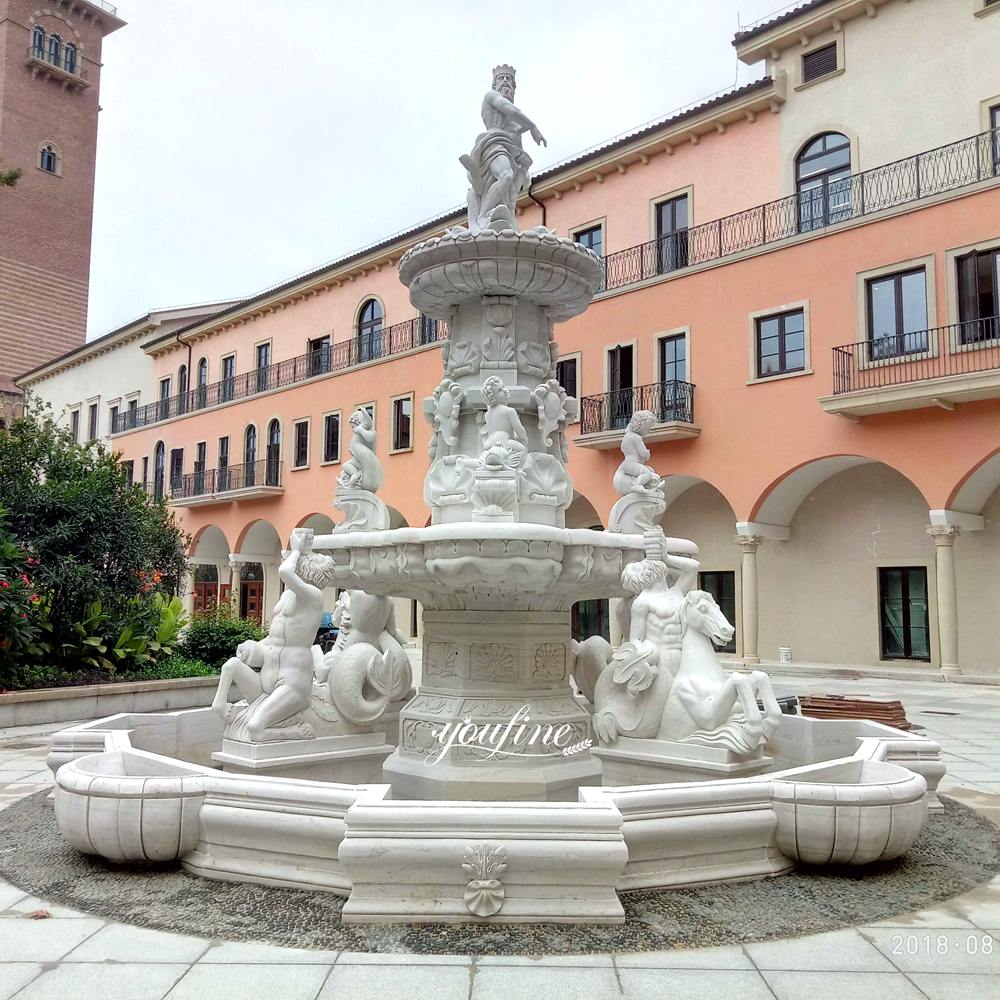 Poseidon Fountain for Castles, Estates, Parks, and Commercial Projects Worldwide