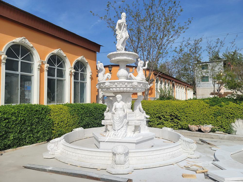 large marble Poseidon Fountain