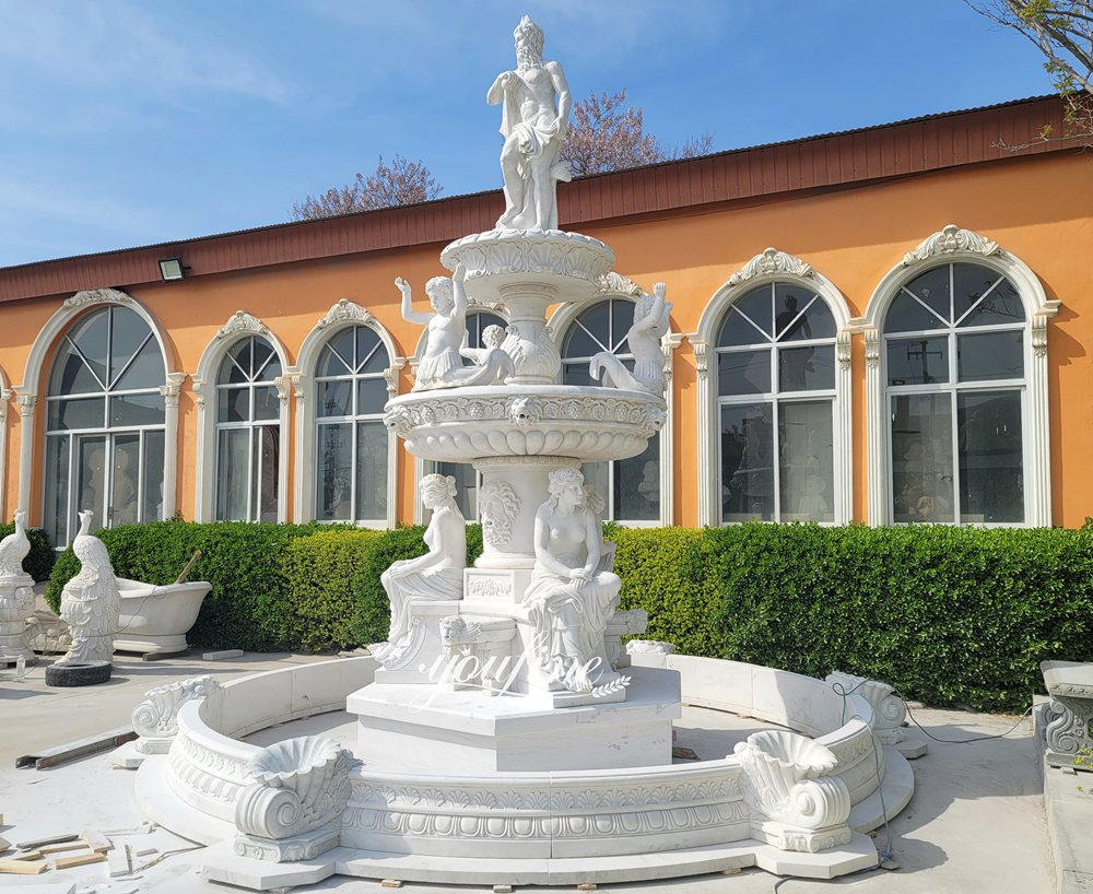large marble famous Poseidon Fountain