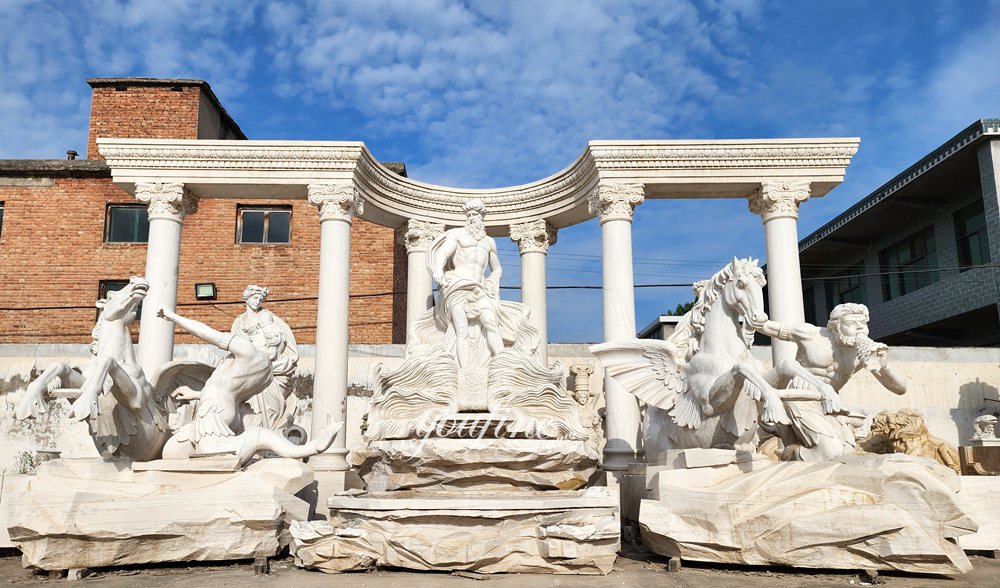 many different Trevi Fountain-style designs