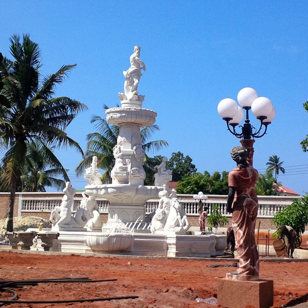 marble Poseidon sculpture fountain in Tanzania feedback