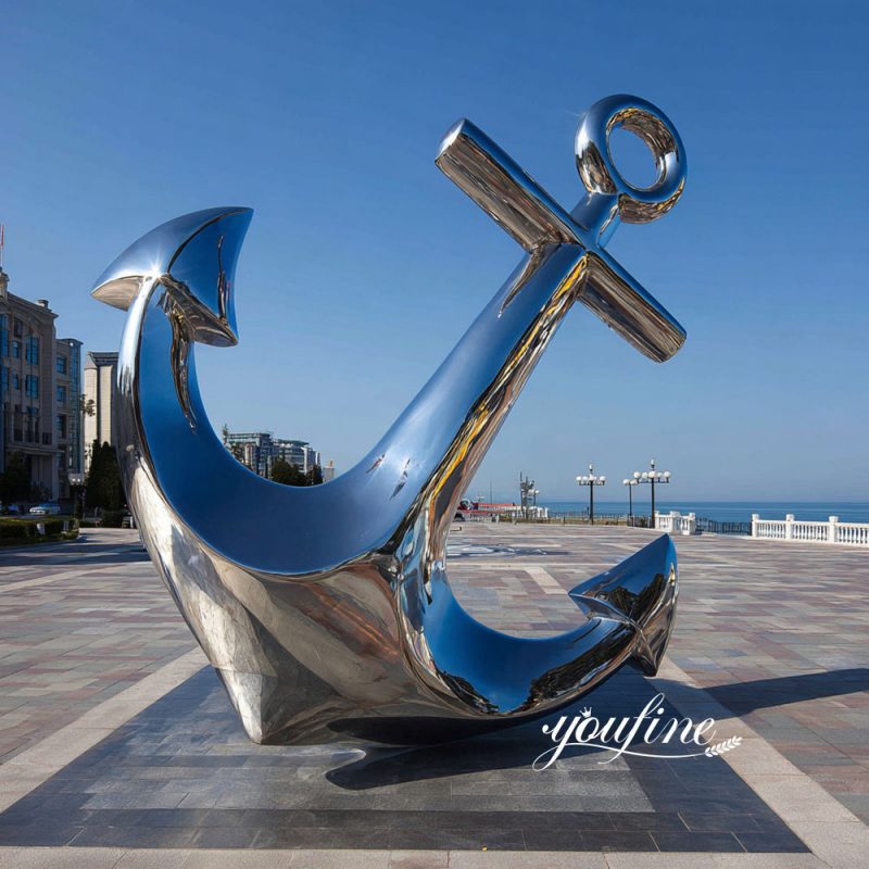 outdoor anchor sculpture