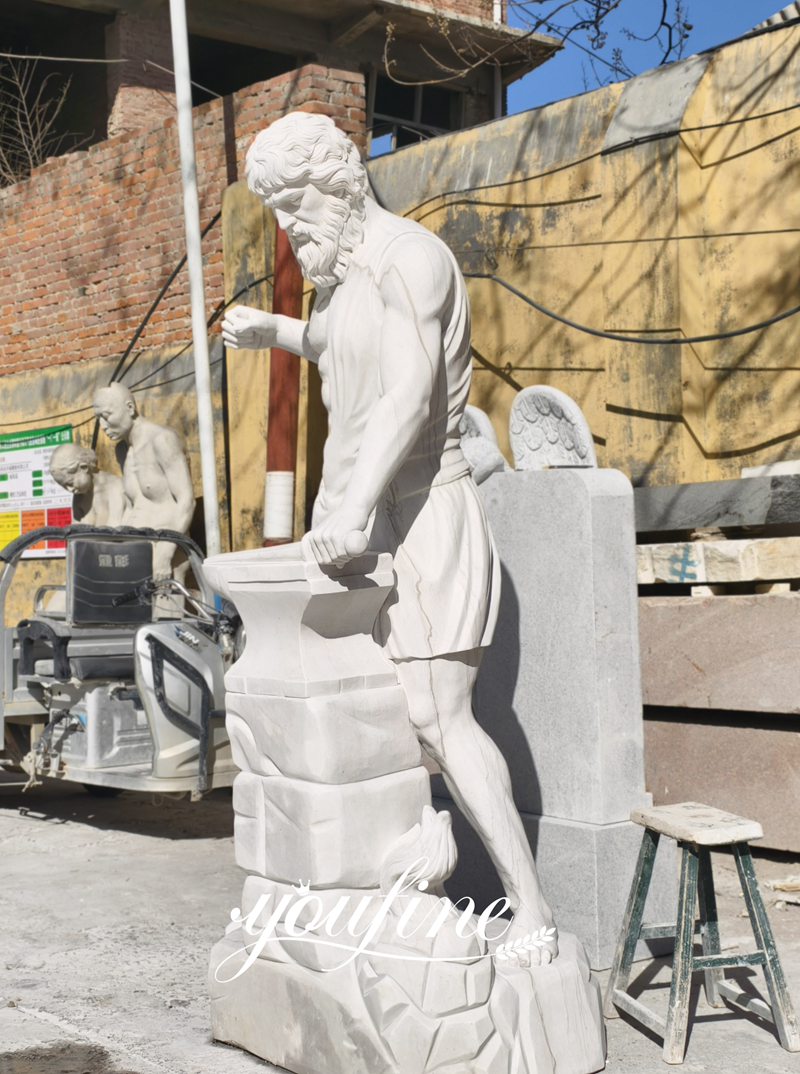 Greek Marble Hephaestus statue