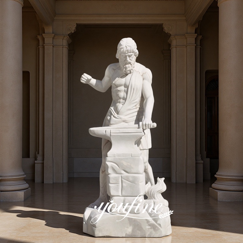 6 feet Marble Hephaestus statue youFine