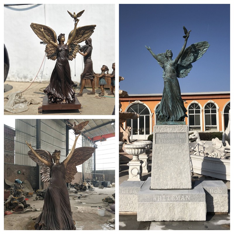 outdoor angel statue