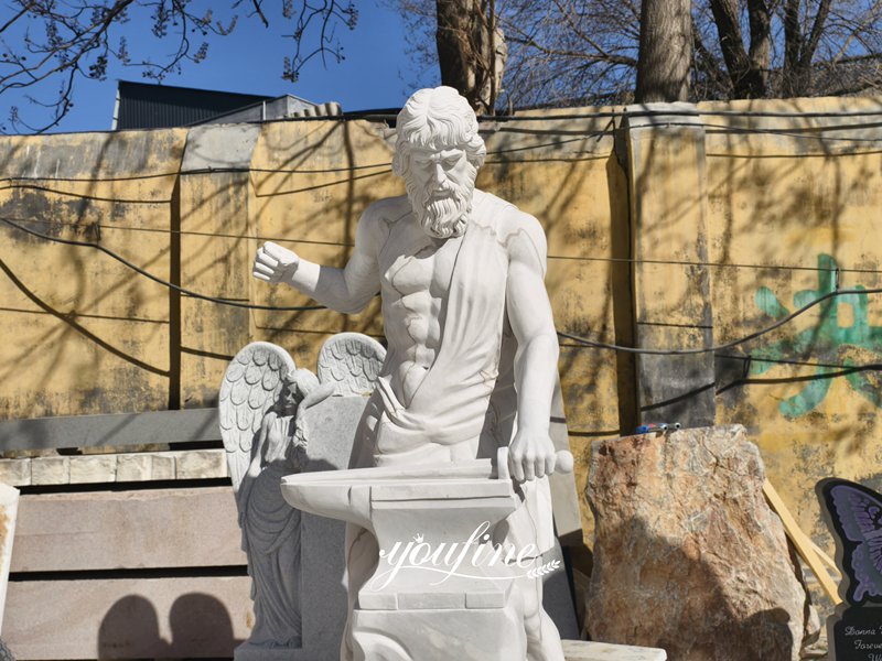 Hephaestus statue details