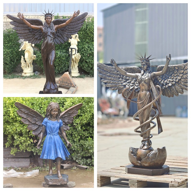 outdoor angel statue