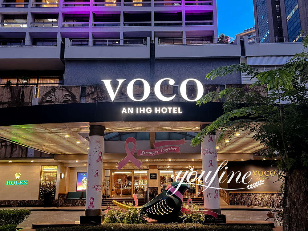 large bird sculpture