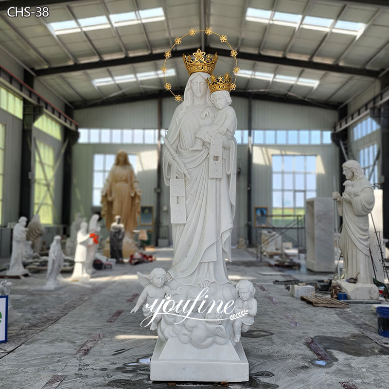 Blessed Virgin Mary Statue Holding Baby Jesus