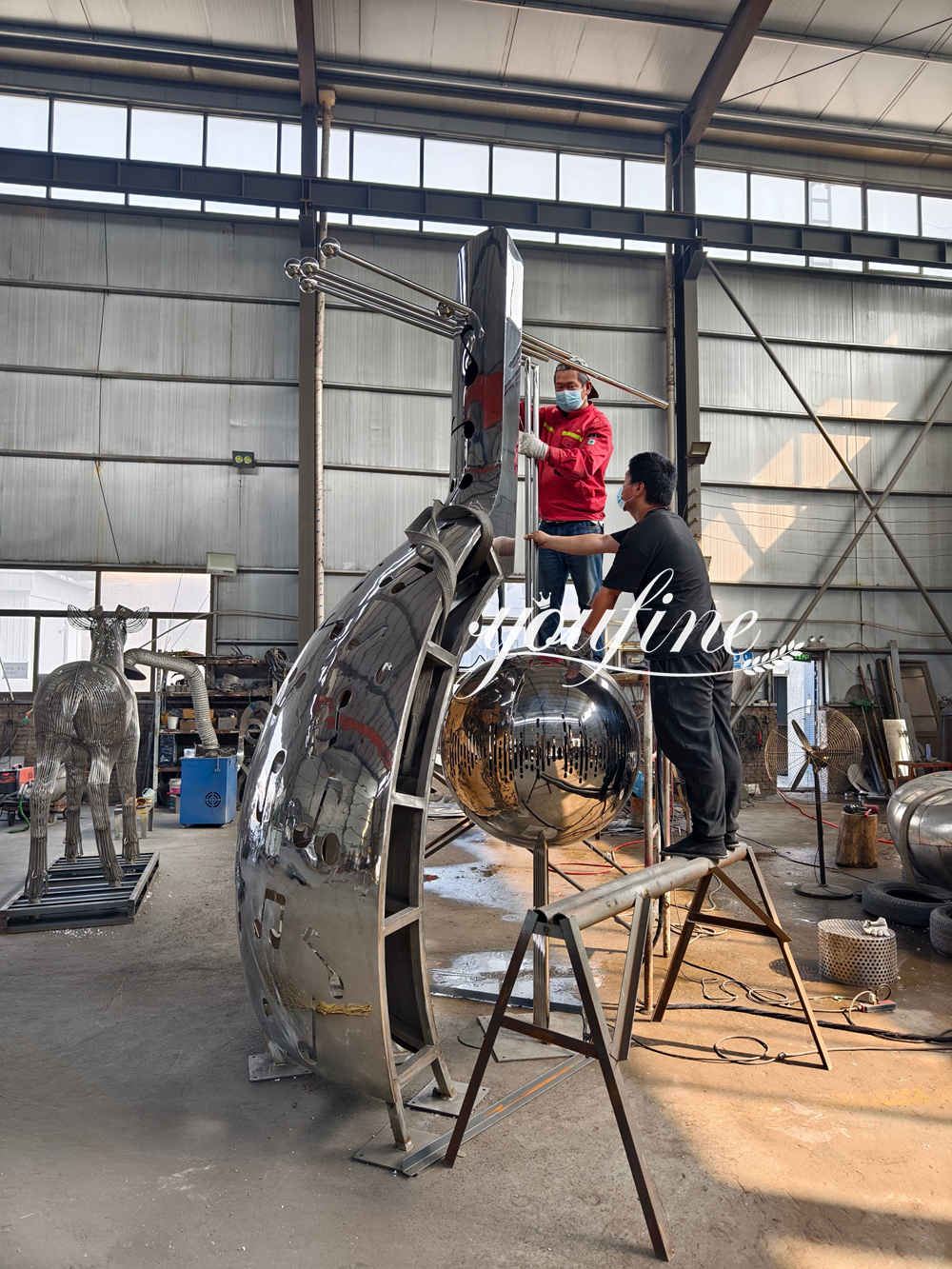 Pipa Musical Sculpture production process