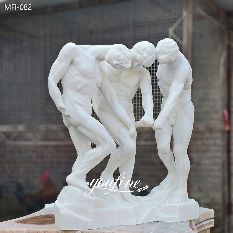 Three Shades Marble Sculpture Replica