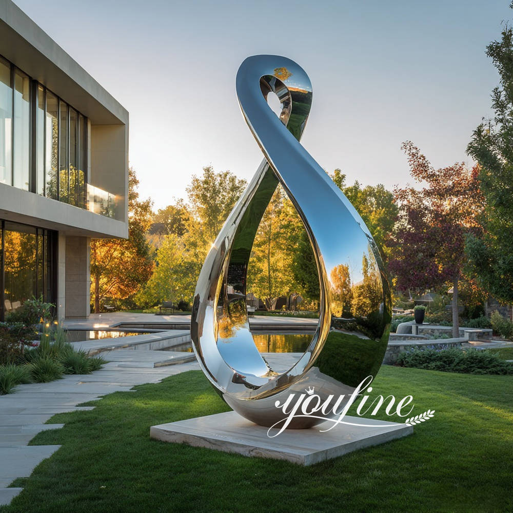 abstract loop sculpture