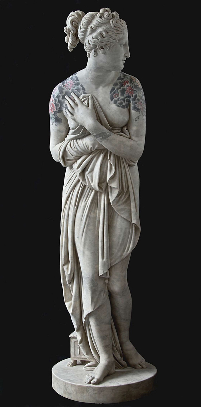 getatoeëerde Venus sculptuur