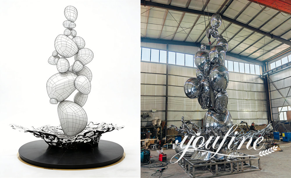 7.5m stainless steel sculpture project