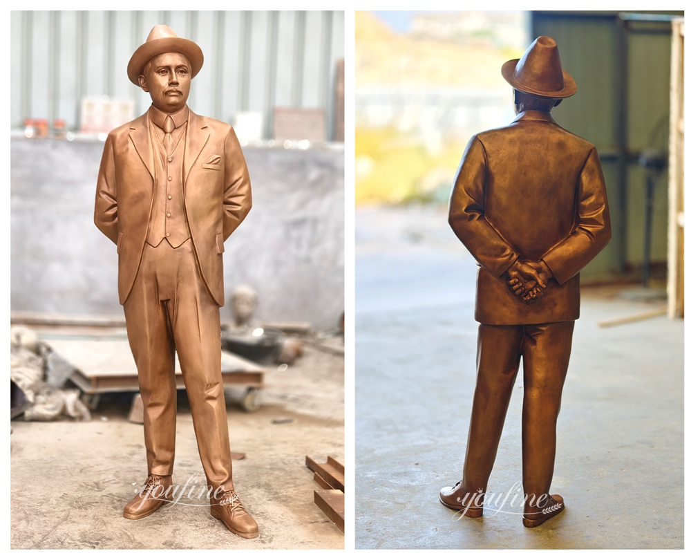 High quality Bronze Standing Man Sculpture
