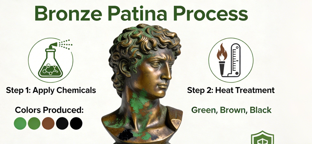 Bronze Statue Patina