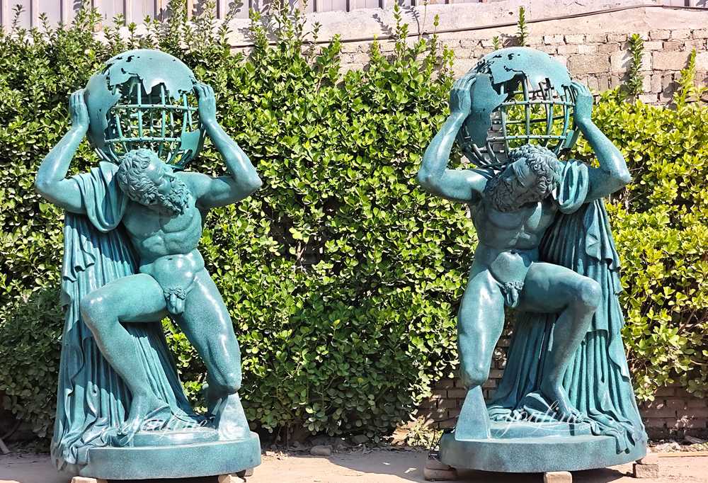 life-size Hercules sculpture