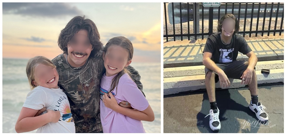 bronze sculpture made of Inspiration for the Artwork of man photo