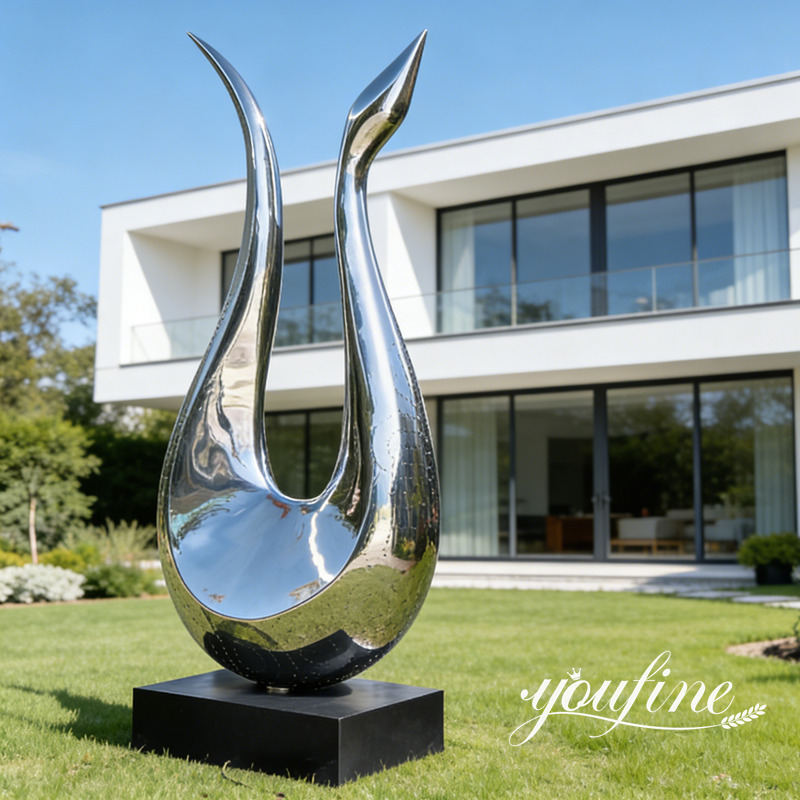 steel abstract sculpture