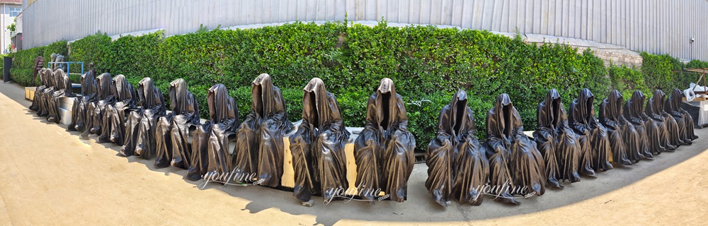 High quality many Bronze Ghost Sculpture