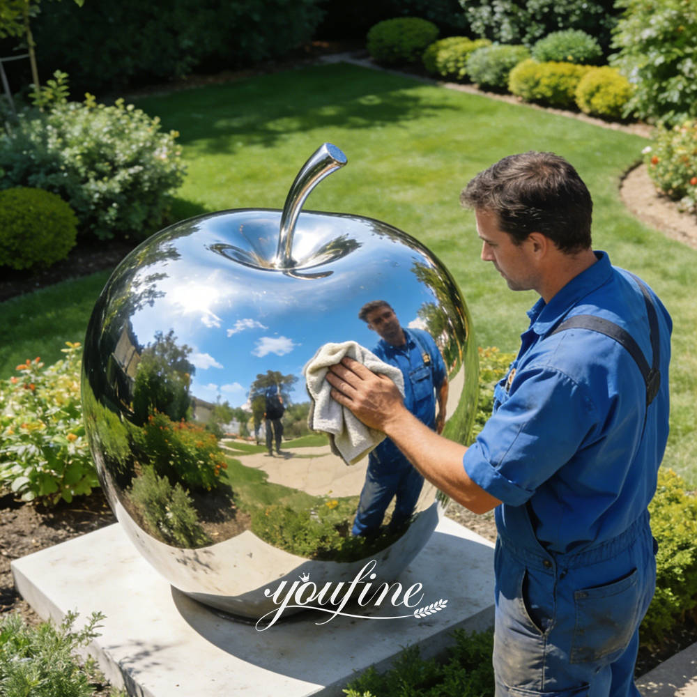 stainless steel sculpture maintenance