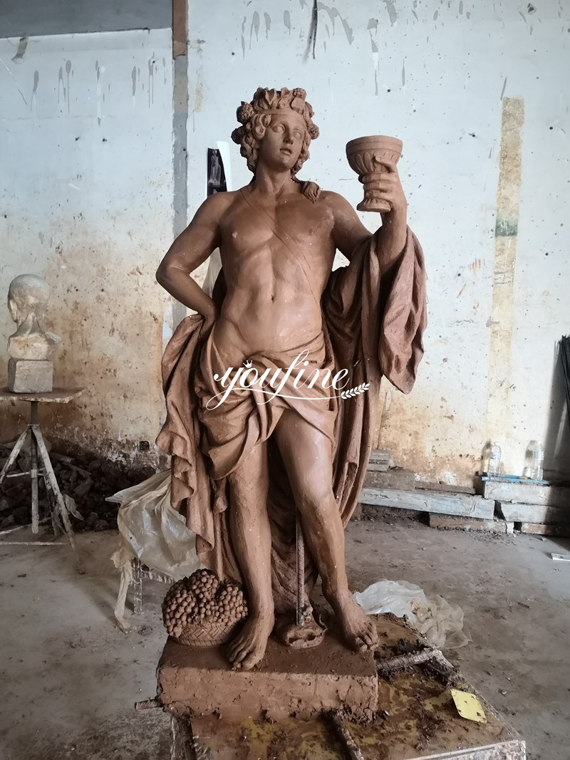 Bacchus clay model