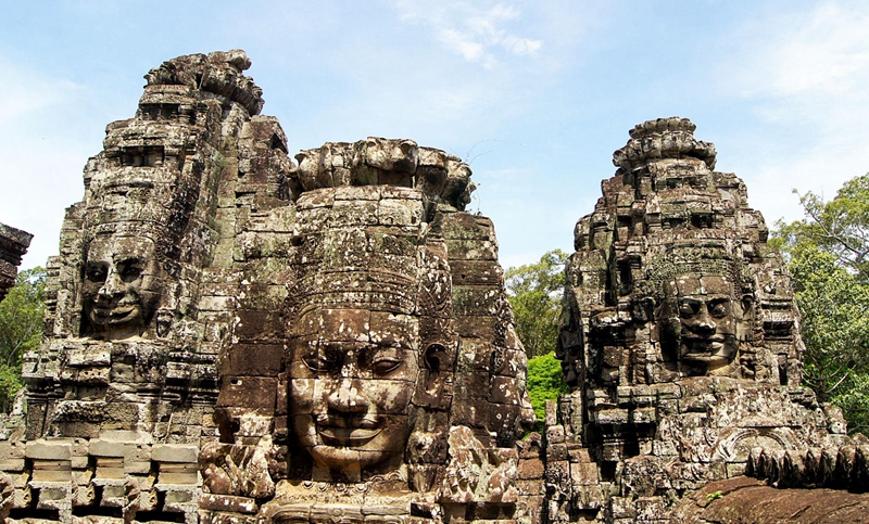 Bayon Temple Four Faced Buddha