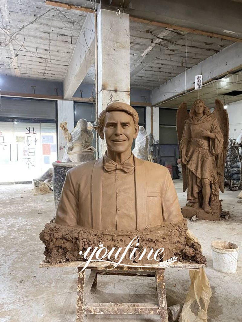 Custom Bronze Bust clay model