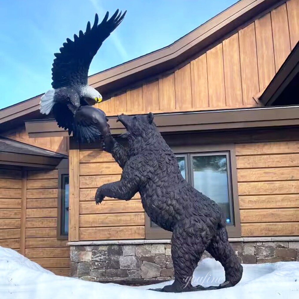 Feedback from a bear catching an eagle in Norway
