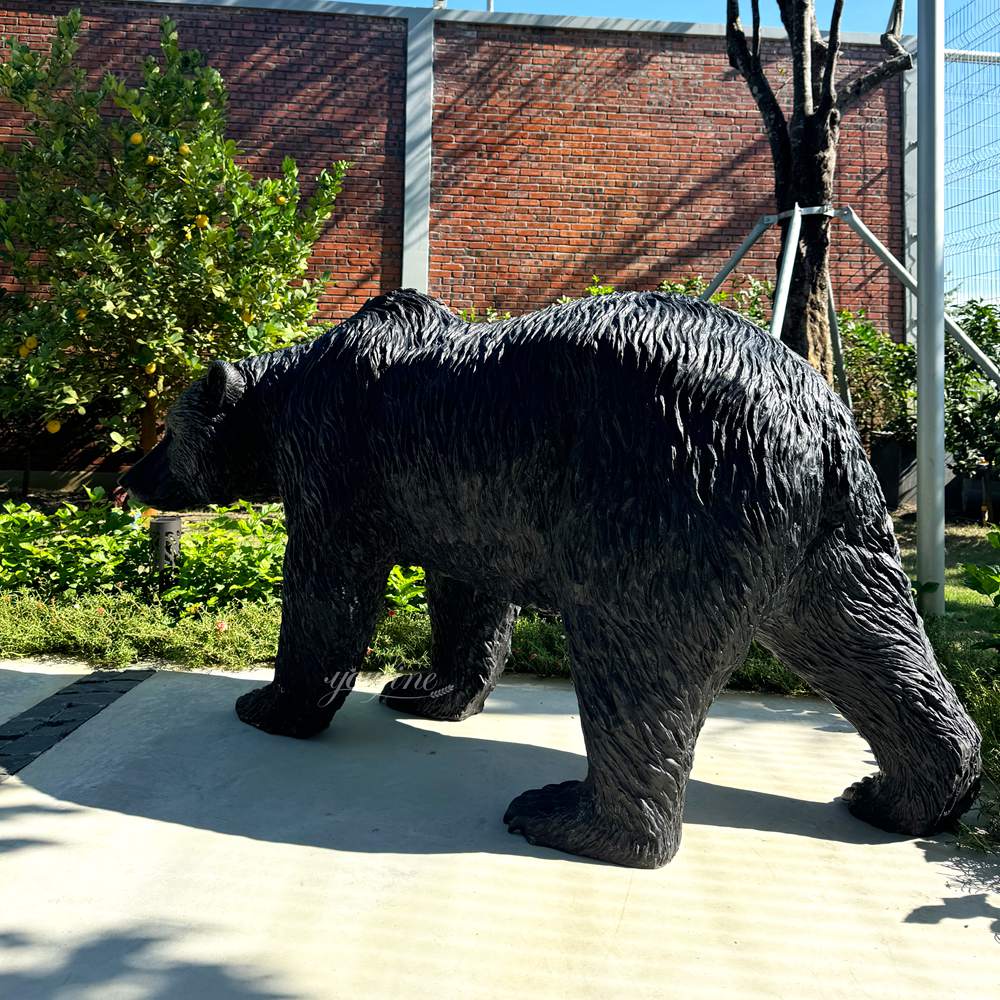 High Quality Large Walking Bronze Bear Sculpture